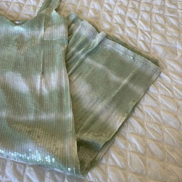 Caroline Costas Sage sequin midi open slit dress - Picture 6 of 13